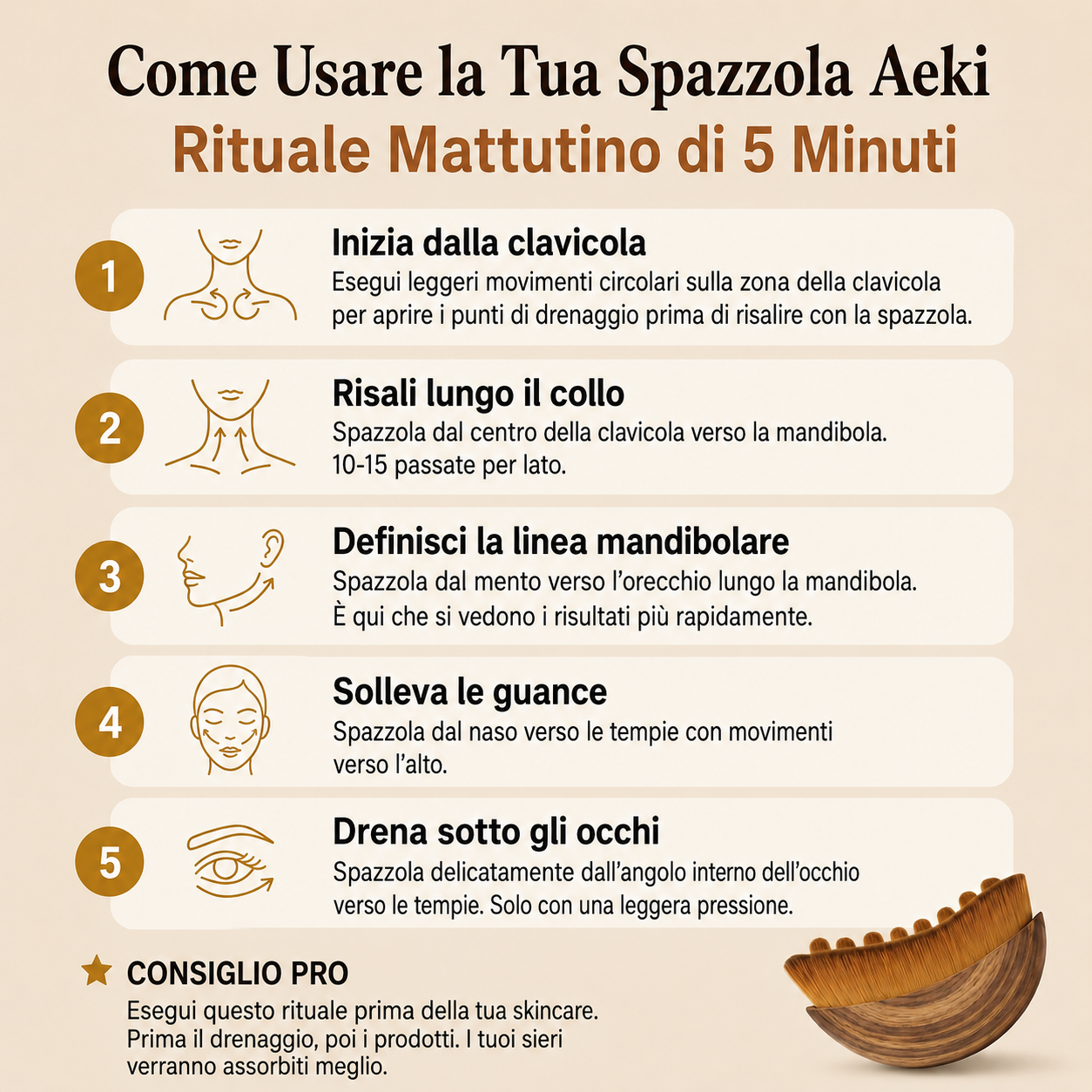 Come usare la spazzola Klenta — Rituale mattutino di 5 minuti
